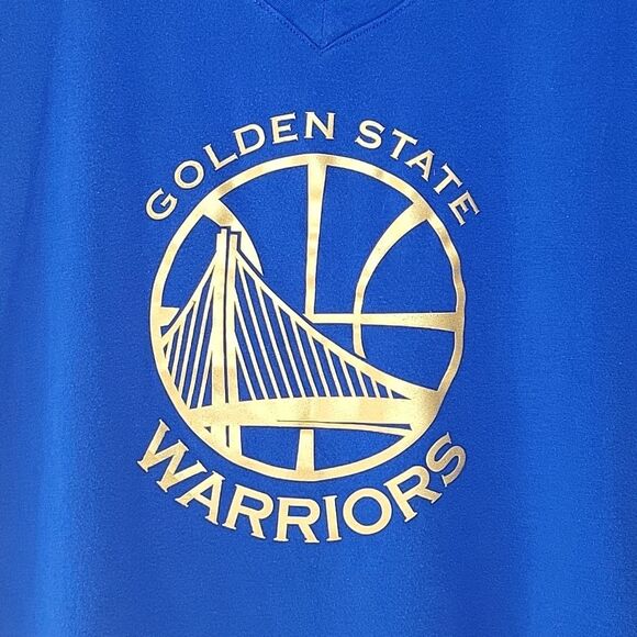 Blue Gold NBA Golden State Warriors Basketball T-shirt XL (Juniors) by RESERVED - Picture 4 of 11